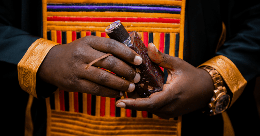 Broadcast studio covering Made in Africa initiatives and economic impact of African creatives and producers.